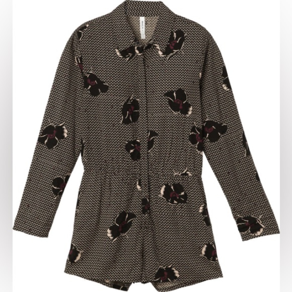RVCA Women’s Romper Long Sleeve Floral Size XS